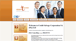 Desktop Screenshot of creditsalvage.co.za